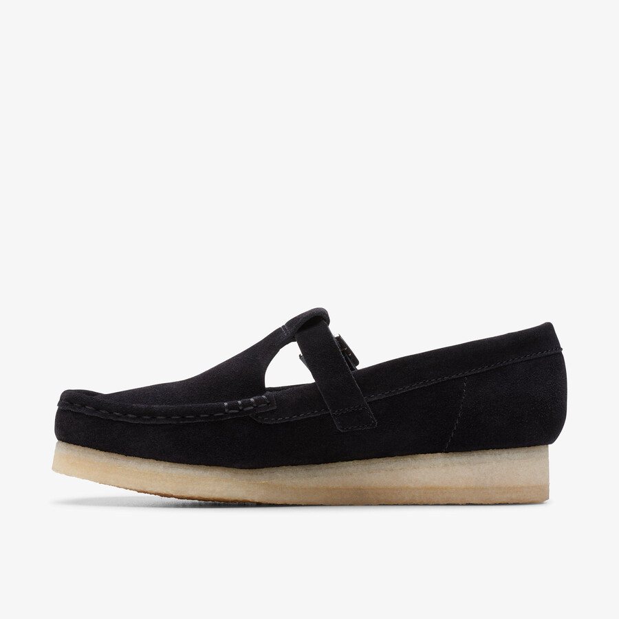 Μπάρα wallabee t - Μαύρο Σουέτ